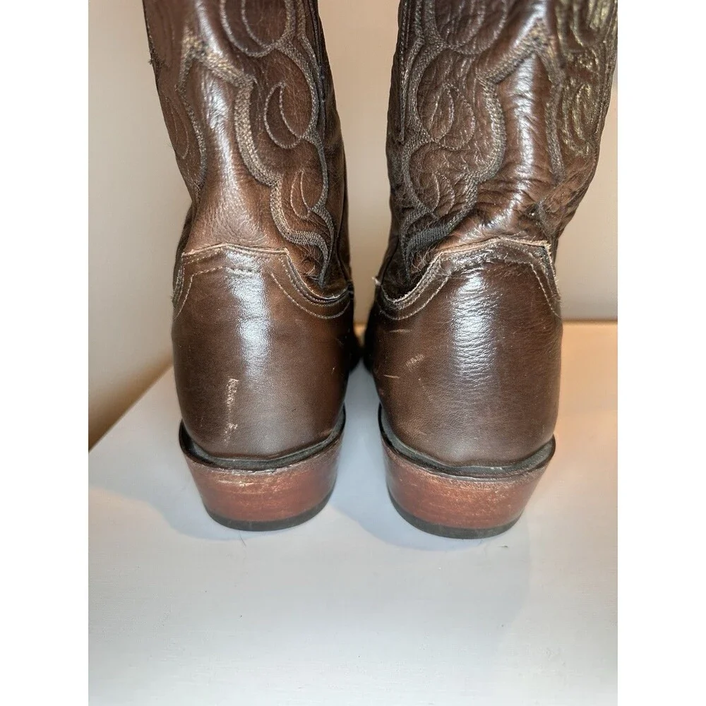 1883 Lucchese Mens Western Leather Boots Size 11D Rich Brown N1615 USA